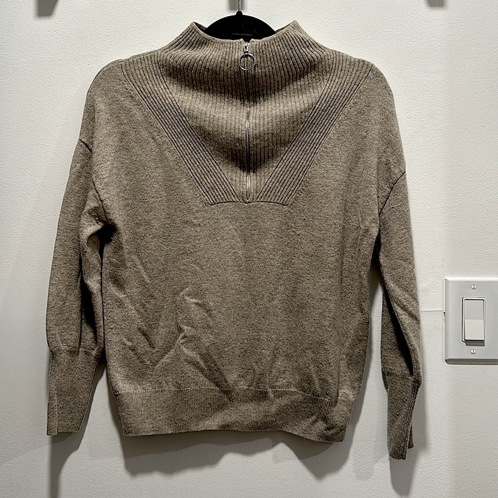 THE RESET HALF-ZIP SWEATER (WOOL & CASHMERE)